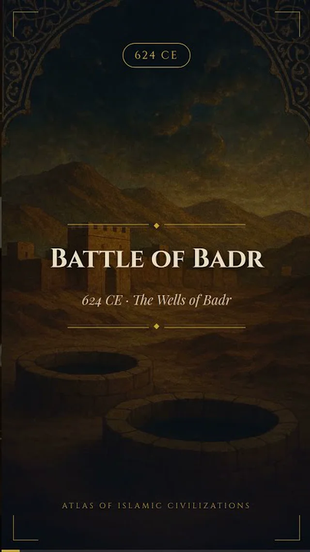Video still — Battle of Badr: 313 Muslims against 1,000 at the wells