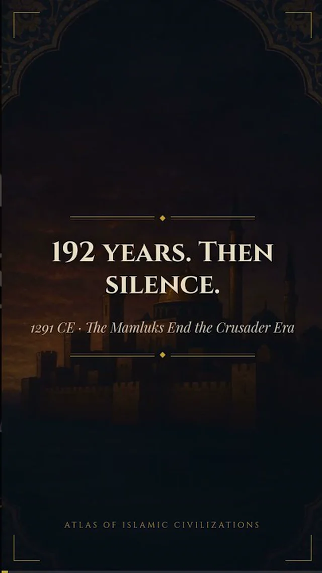 Video still — 1291: How the Mamluks Ended the Crusader States in the Levant