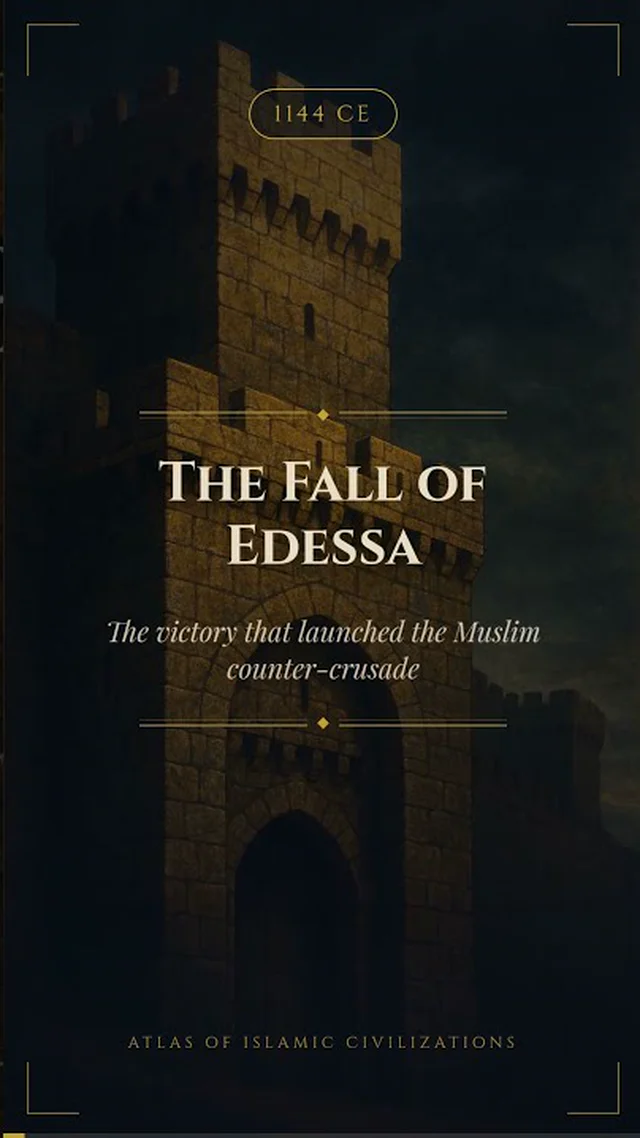 Video still — How the fall of Edessa in 1144 launched the Muslim counter-Crusade